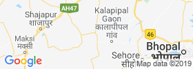 Shujalpur map